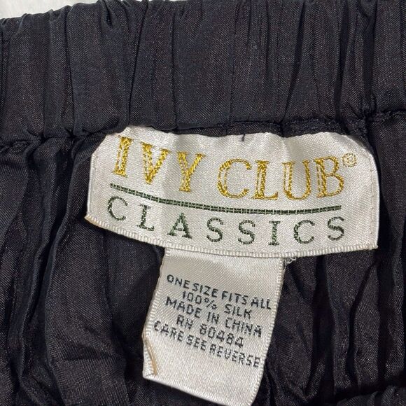 Vintage Y2K Silk Broomstick Maxi Skirt Womens OSFA Black Goth Witchy Whimsigoth - Picture 5 of 7